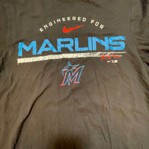 MLB Miami Marlins black Nike Men's SS tee shirt, Small - Picture 7 of 7